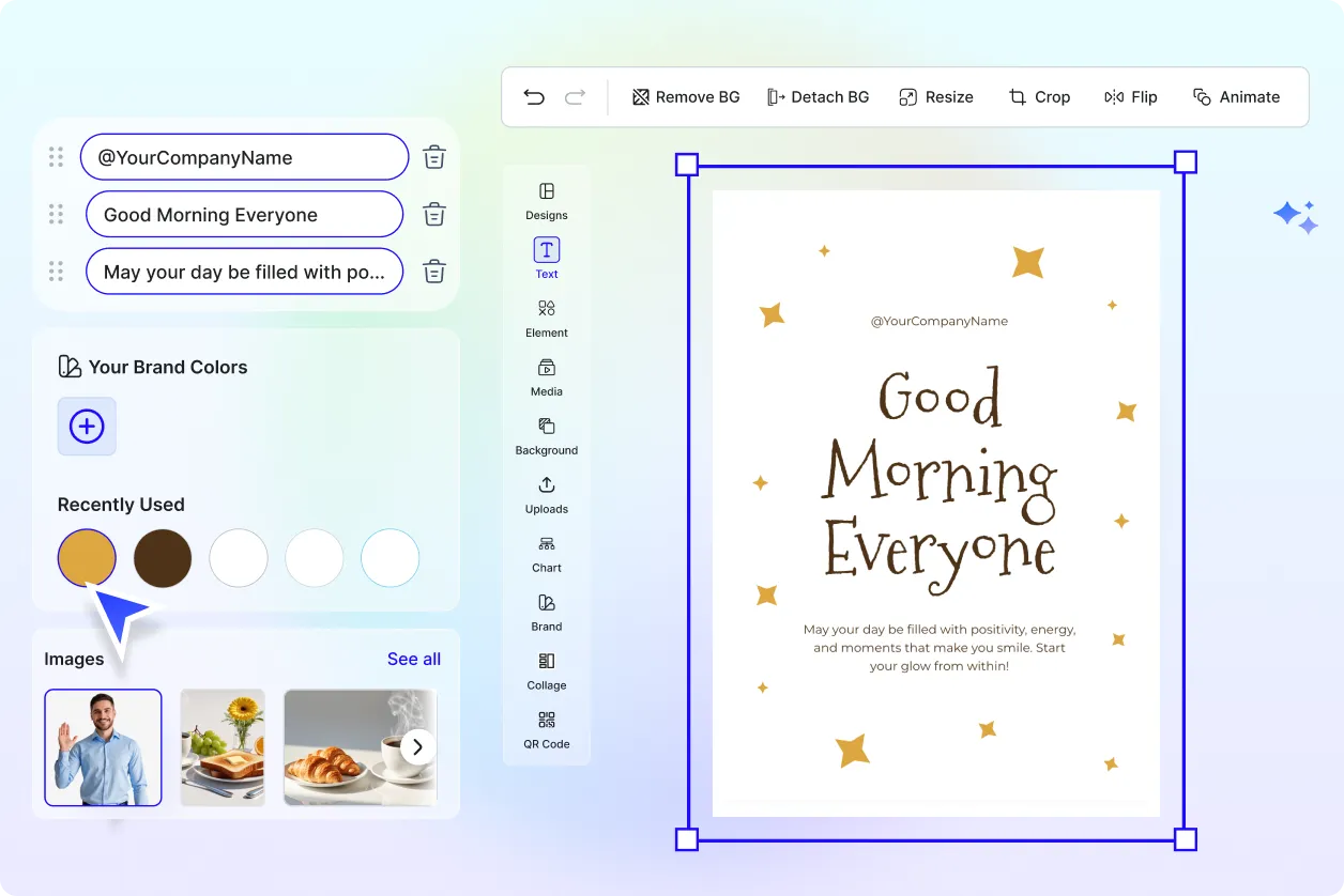 Free AI Good Morning Wishes Generator, Free Online Morning Message Maker